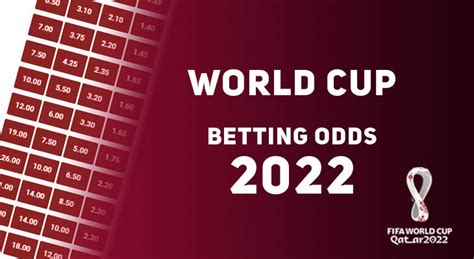 world cup betting odds|World Cup betting 2022: Ultimate guide to odds, favorites, tips, .